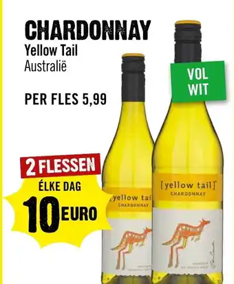 Dirck 3 Chardonnay Yellow Tail aanbieding