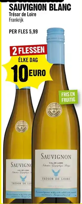 Dirck 3 Sauvignon Blanc Tresor de Loire aanbieding