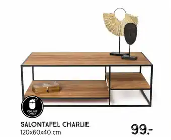 Xenos Salontafel Charlie 120 x 60 x 40cm aanbieding