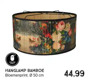 Xenos Hanglamp Bamboe 50cm aanbieding