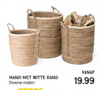 Xenos Mand Met Witte Rand aanbieding