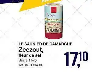 Bidfood Le Saunier De Camargue Zeezout, Fleur De Sel aanbieding