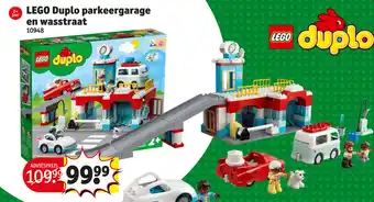 Kruidvat LEGO Duplo parkeergarage en wasstraat aanbieding