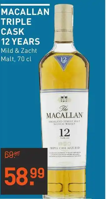 Gall & Gall Macallan Triple Cask 12 Years aanbieding