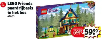 Kruidvat LEGO Friends paardrijbasis in het bos aanbieding