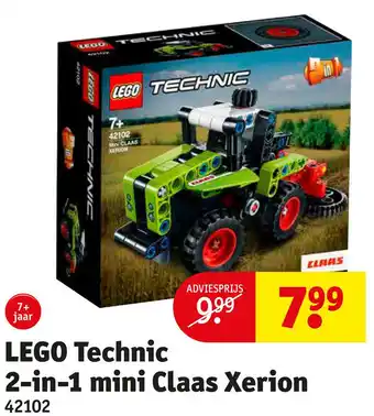 Kruidvat LEGO Technic 2-in-1 mini Claas Xerion aanbieding