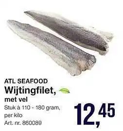 Bidfood ATL Seafood Wijtingfilet, Met Vel aanbieding