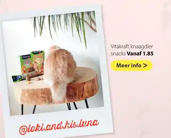 Boerenbond Vitakraft knaagdier snacks aanbieding