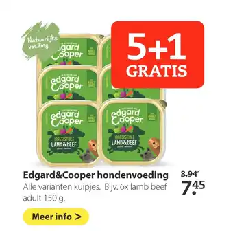 Pets Place Edgard&Cooper hondenvoeding 150g aanbieding