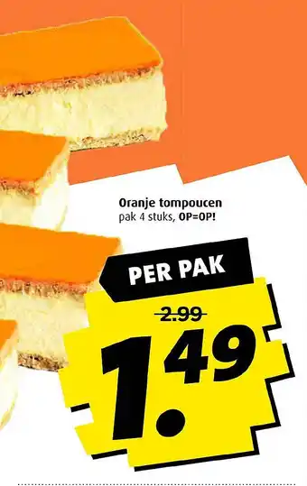 Boni Oranje tompoucen aanbieding