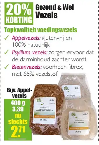 Gezond & Wel Gezond & Wel Vezels aanbieding