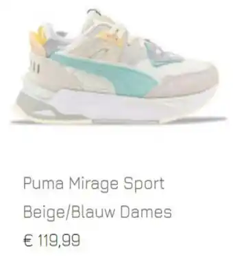 Sneakers Puma Mirage Sport Beige/Blauw Dames aanbieding