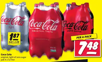 Nettorama Coca Cola 4 x 1.5 liter aanbieding