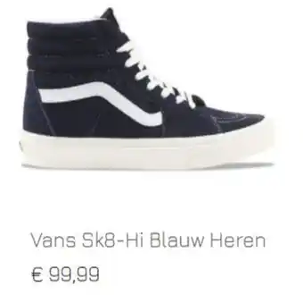 Sneakers Vans Sk8-hi Blauw Heren aanbieding