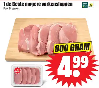 Dirk 1 de Beste magere varkenslappen aanbieding