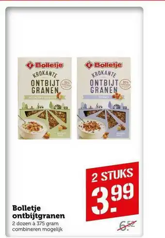 CoopCompact Bolletje ontbijtgranen 375 gram aanbieding