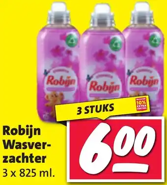 Nettorama Robijn Wasverzachter 3 x 825ml aanbieding