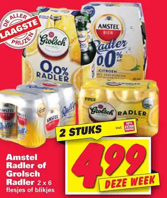 Nettorama Amstel radler of grolsch radler aanbieding