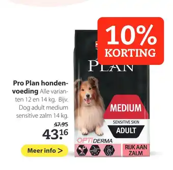 Boerenbond Pro Plan hondenvoeding 14kg aanbieding