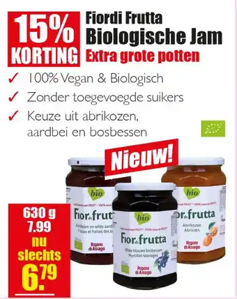 Gezond & Wel Fiordi Frutta Biologische Jam aanbieding