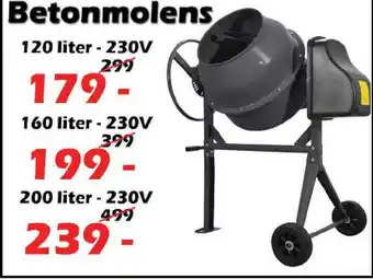 iTEK Betonmolens aanbieding