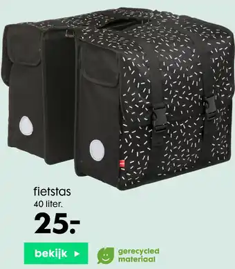 HEMA Fietstas aanbieding