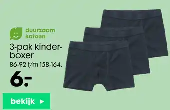 HEMA 3-pak kinderboxer aanbieding