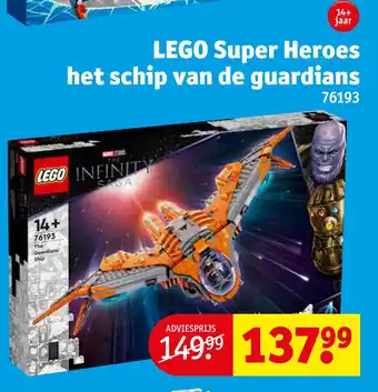 Kruidvat LEGO Super Heroes het schip van de guardians aanbieding