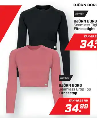 Daka Sport Bjorn Borg Seamless Crop Top Fitnesstop aanbieding