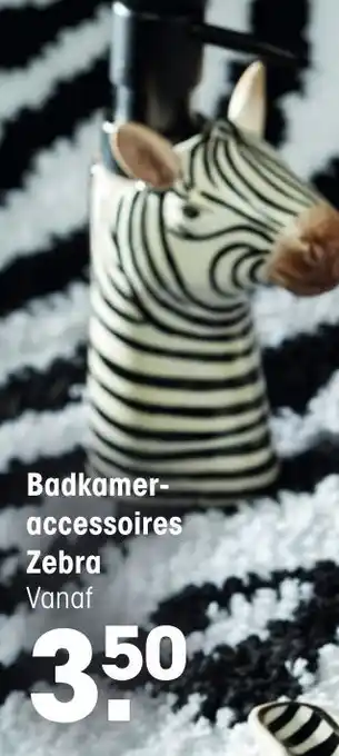 Kwantum Badkameraccessoires Zebra aanbieding