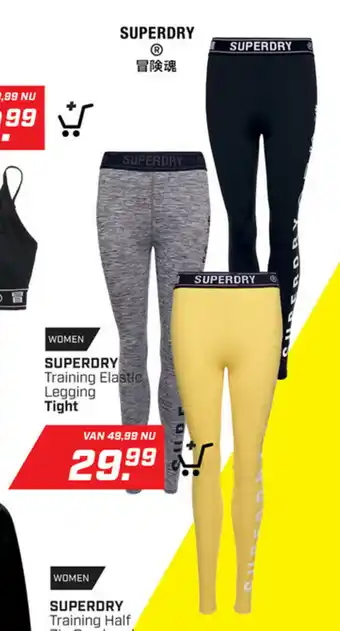 Daka Sport Superdry Training Elastic Legging Tight aanbieding