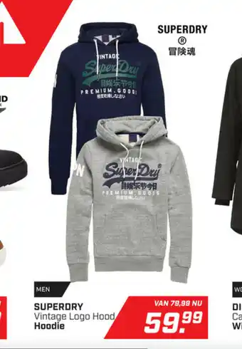 Daka Sport Superdry Vintage Logo Hood Hoodie aanbieding