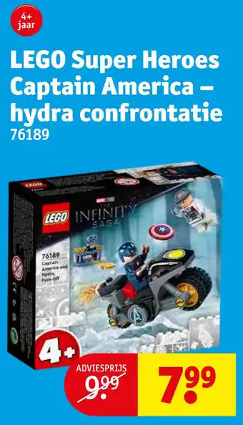 Kruidvat LEGO Super Heroes Captain America - hydra confrontatie aanbieding