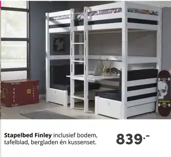 Baby & Tiener Stapelbed Finley aanbieding