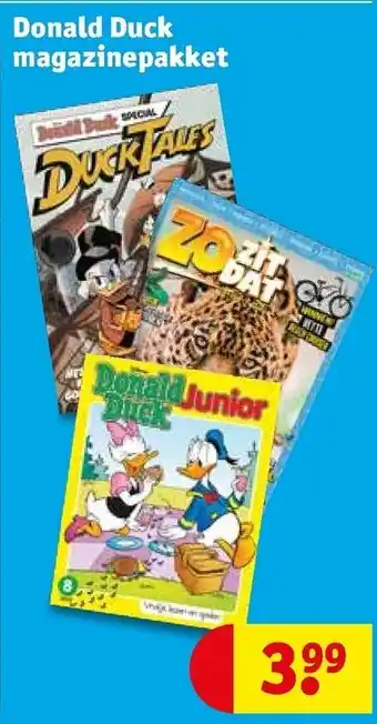 Kruidvat Donald Duck magazinepakket aanbieding