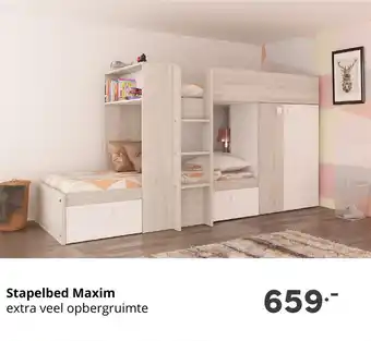 Baby & Tiener Stapelbed Maxim aanbieding