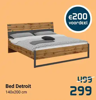 Beddenreus Bed detroit aanbieding