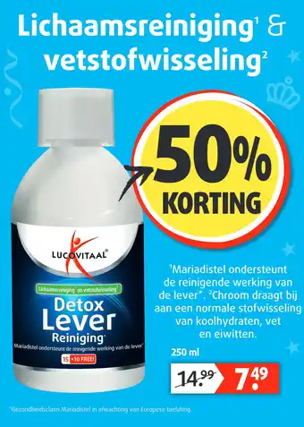 Lucovitaal Detox lever reiniging aanbieding