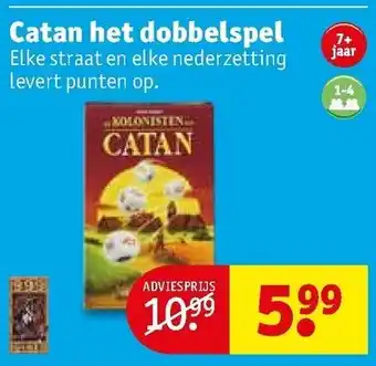 Kruidvat Catan het dobbelspel aanbieding