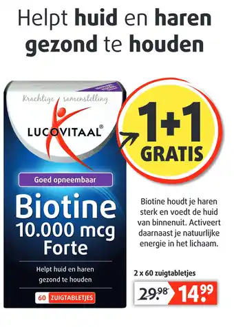 Lucovitaal Biotine aanbieding