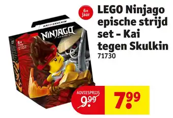 Kruidvat LEGO Ninjago epische strijd set - Kai tegen Skulkin aanbieding