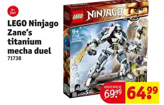 Kruidvat LEGO Ninjago Zane's titanium mecha duel aanbieding