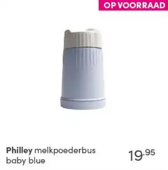 Baby & Tiener Philley melkpoederbus baby blue aanbieding