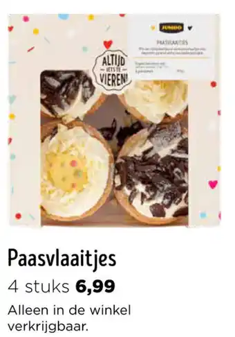 Jumbo Paasvlaaitjes 4 stuks aanbieding