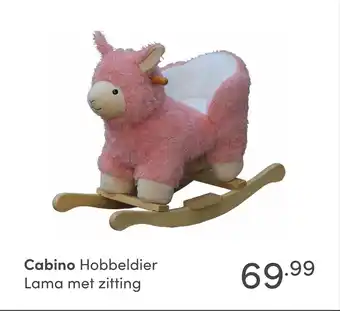 Baby & Tiener Cabino Hobbeldier Lama met zitting aanbieding