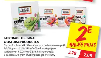 Dekamarkt Fairtrade original oosterse producten aanbieding