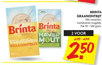 Dekamarkt Brinta graanontbijt 500gram aanbieding