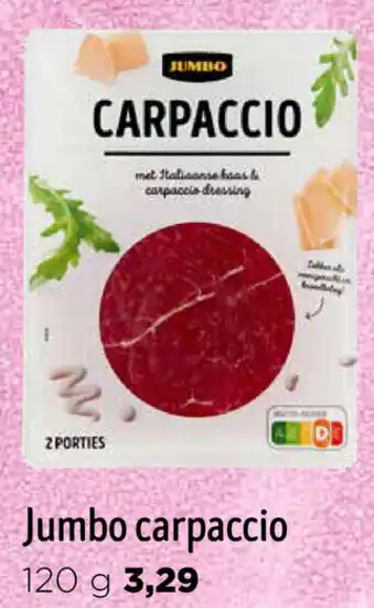 Jumbo Carpaccio 120 g aanbieding