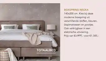 Woonmall Alexandrium Boxspring necka aanbieding