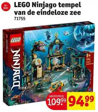 Kruidvat LEGO Ninjago tempel van de eindeloze zee aanbieding